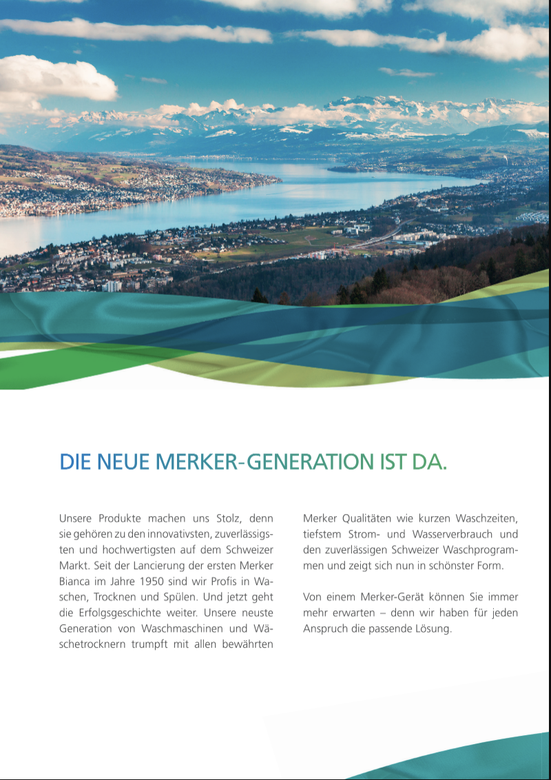 Merker Rebranding: Inhaltsseite (Nachher)